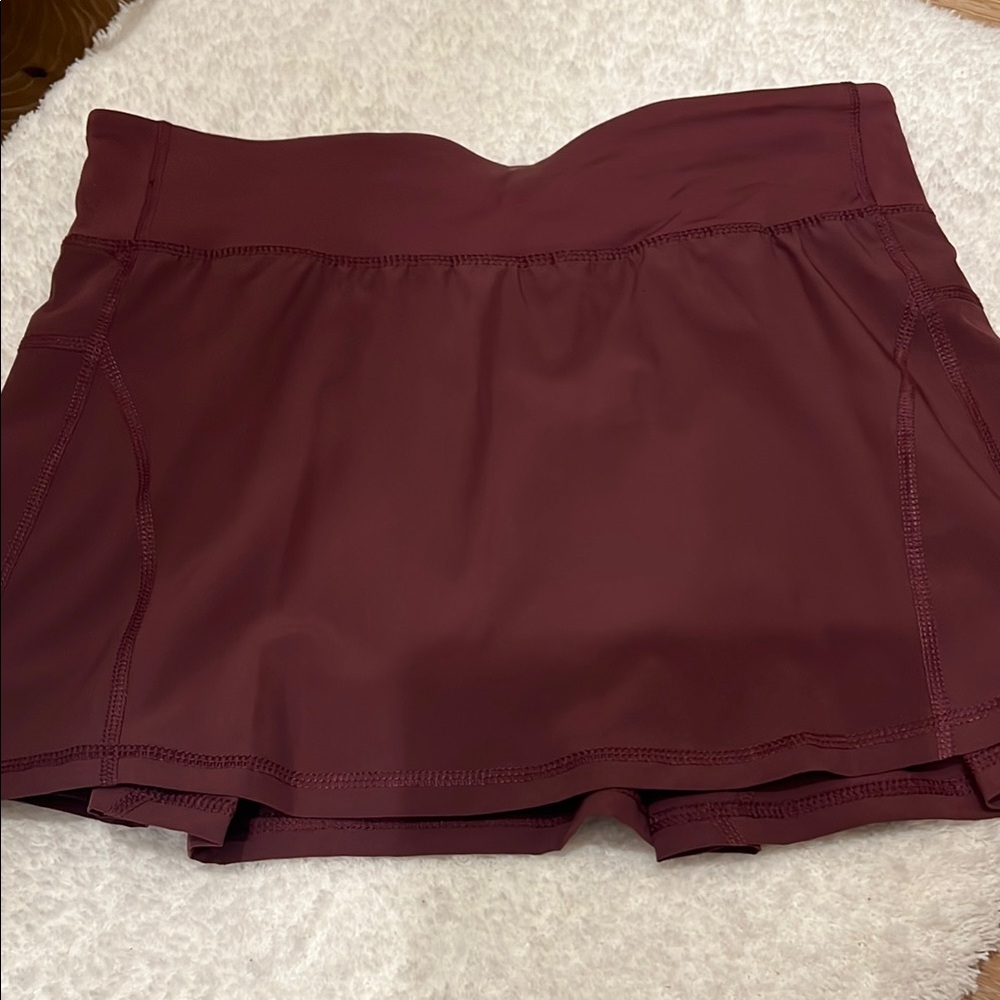 Women's Burgundy Shorts